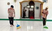 Personel Kompi 2 Batalyon B Pelopor Gelar Kegiatan Manajemen Kebersihan Wujudkan Lingkungan Asri