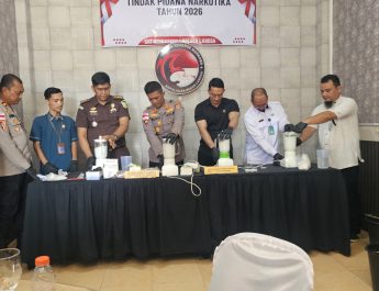 Polres Langsa Musnahkan 2,5 Kg Sabu, Lebih 20 Ribu Jiwa Berhasil Diselamatkan