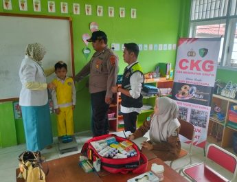Sambut Hari Bhayangkara ke-80, Polres Aceh Singkil Gelar Bakti Kesehatan Gratis di TK Kemala Bhayangkari 13
