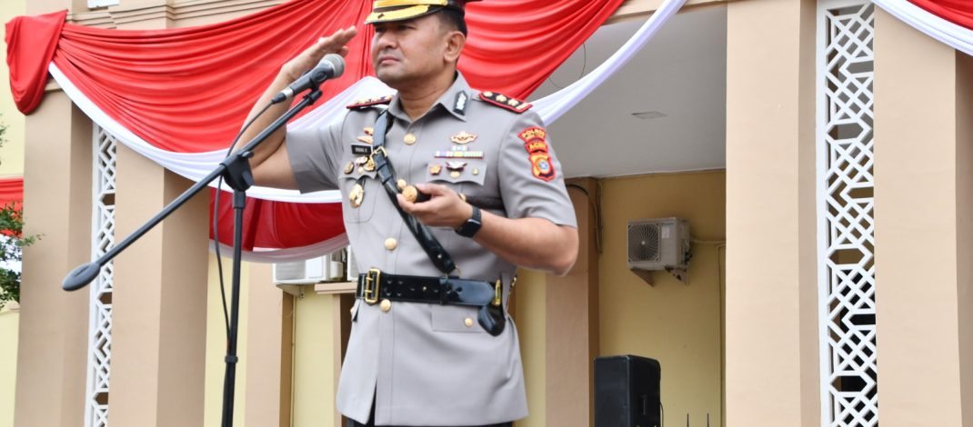 Pimpin Upacara Hari Juang Polri 2026, Kapolres Aceh Timur Bacakan Proklamasi Polisi