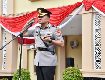 Pimpin Upacara Hari Juang Polri 2026, Kapolres Aceh Timur Bacakan Proklamasi Polisi