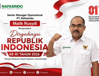 Sambut HUT RI ke-81, Senior Manager Operasional PT Nafasindo Tegaskan Komitmen Membangun Ekonomi Daerah