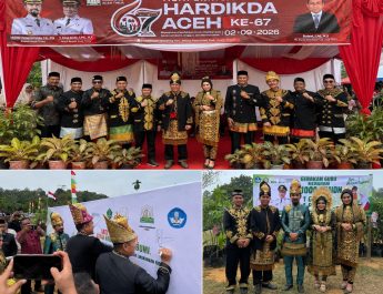 Pemkab Aceh Timur Gelar HARDIKDA ke-67 di Lapangan Rantau Panjang Peureulak