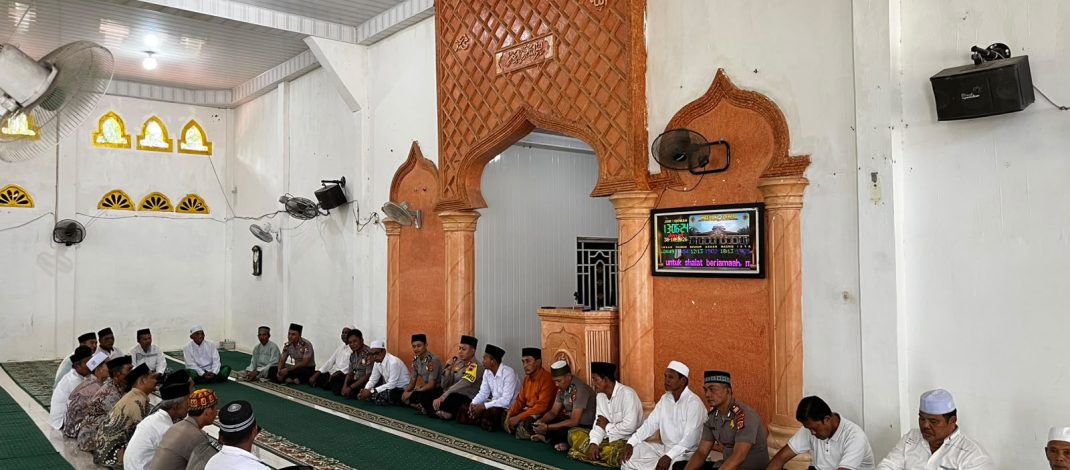 Pererat Silaturahmi Lewat Jumat Keliling, Kapolres Aceh Singkil Tabuh Genderang Perang Lawan Narkoba hingga Judi Online